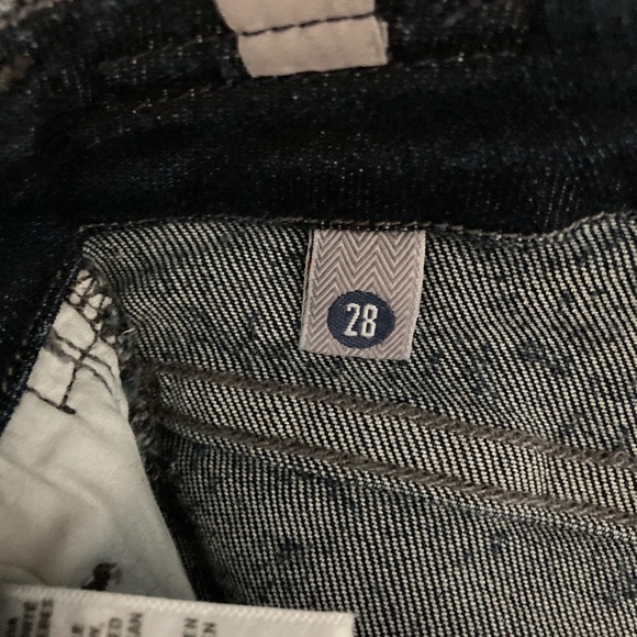 Citizens of Humanity Coated Geometric in Lhasa Red Racer Skinny Jeans 28 - Picture 6 of 9